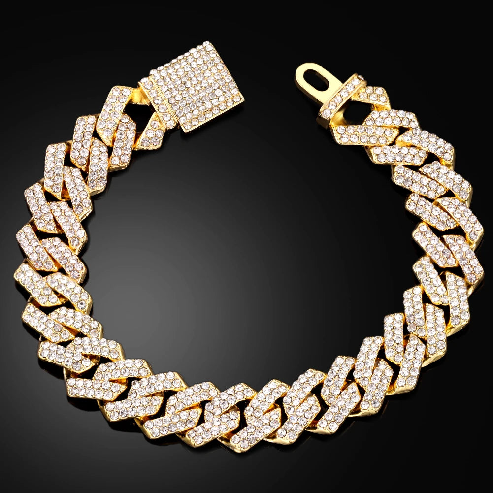 Pulseira Ice Diamante Cubano - A