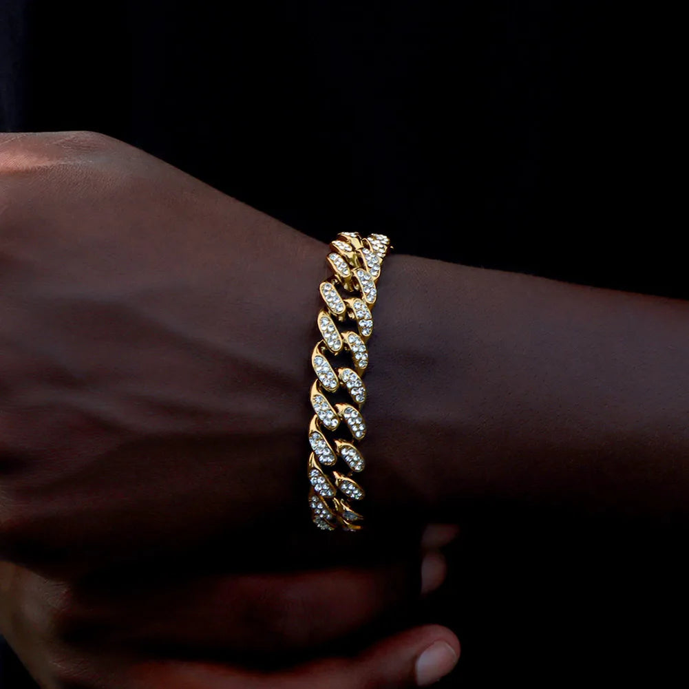 Pulseira Ice Diamante Cubano - A