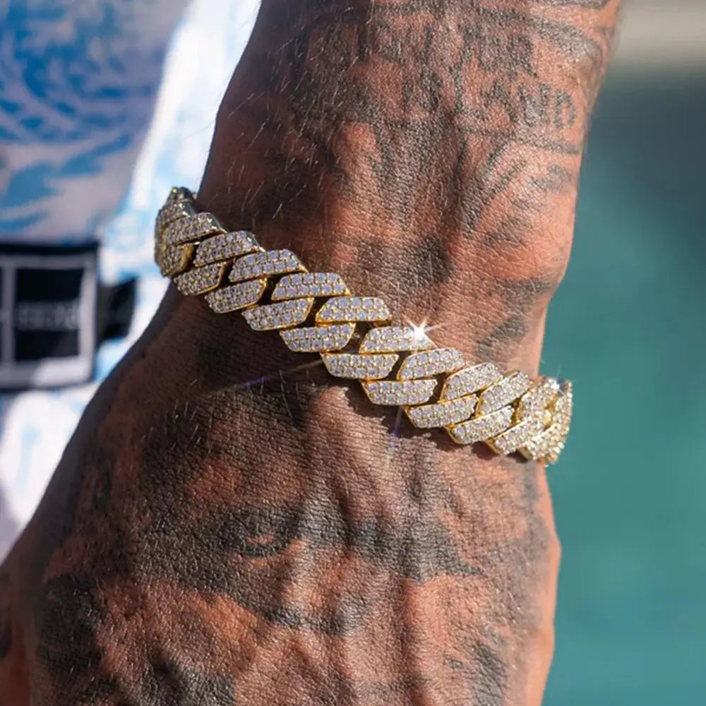 Pulseira Ice Diamante Cubano - A