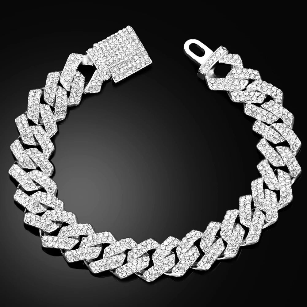 Pulseira Ice Diamante Cubano - A