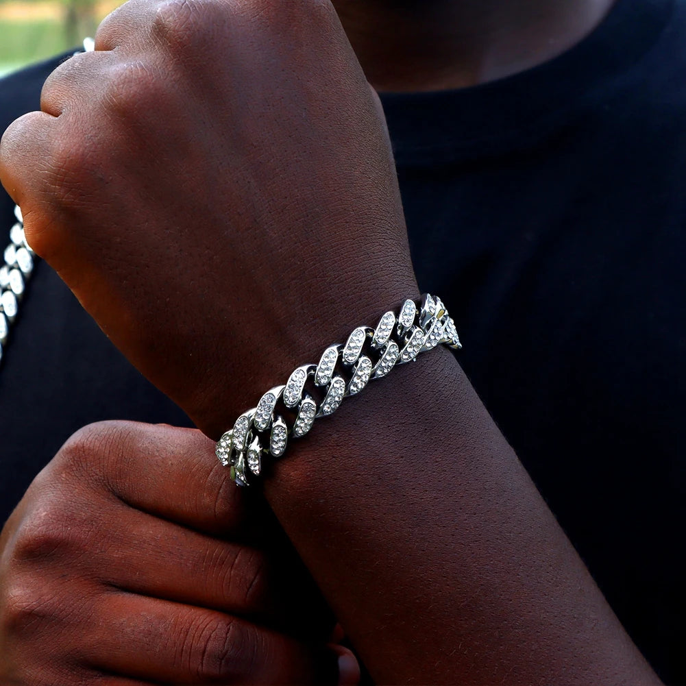 Pulseira Ice Diamante Cubano - A